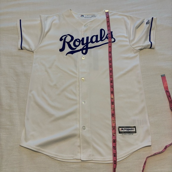 Kids Majestic Kansas City Royals Whit Merrifield Jersey - Picture 10 of 11